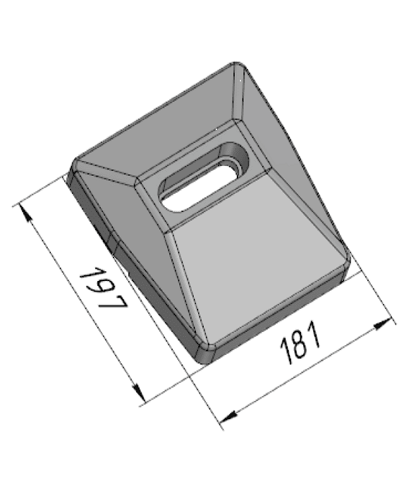 Р-270 (D0690001; 212101693) Лопатка боковая MARINI